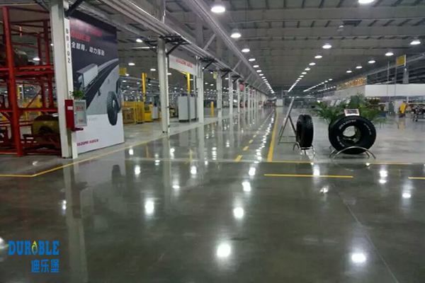 輪胎車間固化地坪