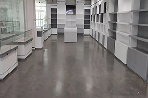 工業(yè)品展廳地面