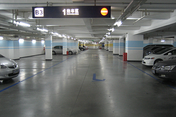 廣州天河城停車(chē)場(chǎng)地面—迪樂(lè)堡密封固化地坪